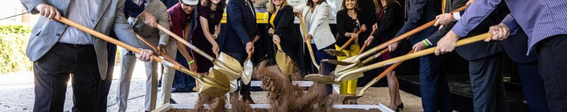 Groundbreaking for the new buildings and programs at West Valley campus